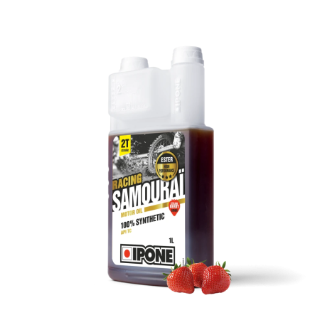 IPONE Samourai Racing Strawberry 2T Oil Двутактово масло с мирис на ягода